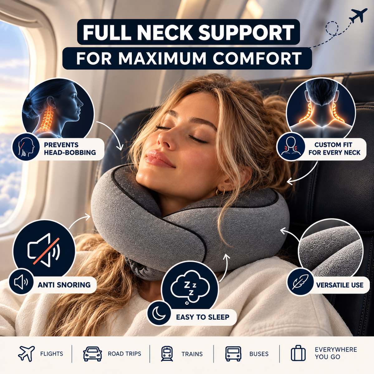 COMFYTRVL™ Original Travel Pillow
